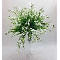 5 X  Lily of Valley Flower Bush/Flower Bouquet. Home Decor. cintahomedeco   173197858621